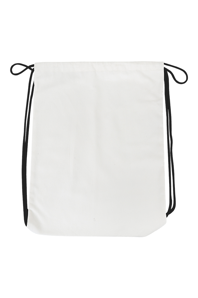 The Timeless Street - Unisex Drawstring Bag White Standard