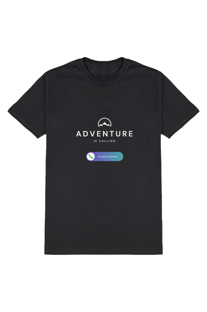 Swipe Right for Adventure-Regular fit Tshirt