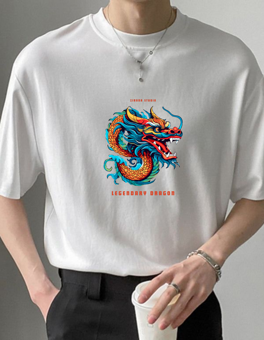 The Celestial Dragon Design-Standard oversized T-shirt