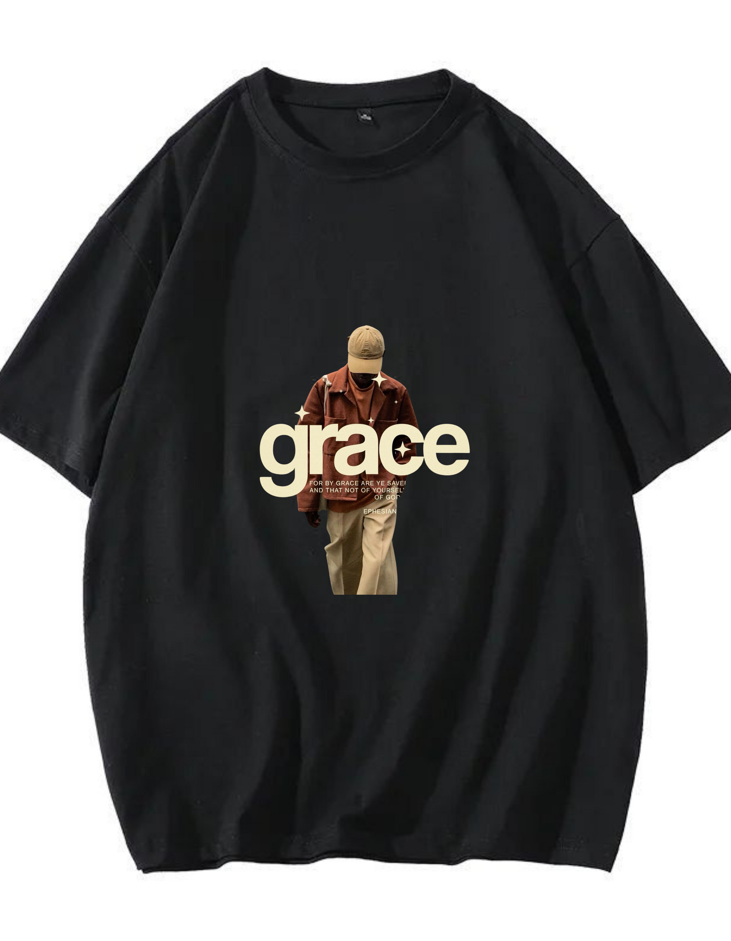 Empowered by Grace-Standard oversized T-shirt