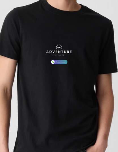 Swipe Right for Adventure-Regular fit Tshirt