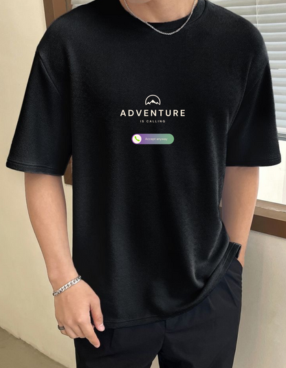 Swipe Right for Adventure-Oversized T-shirt