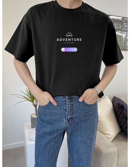 Swipe Right for Adventure-Oversized T-shirt