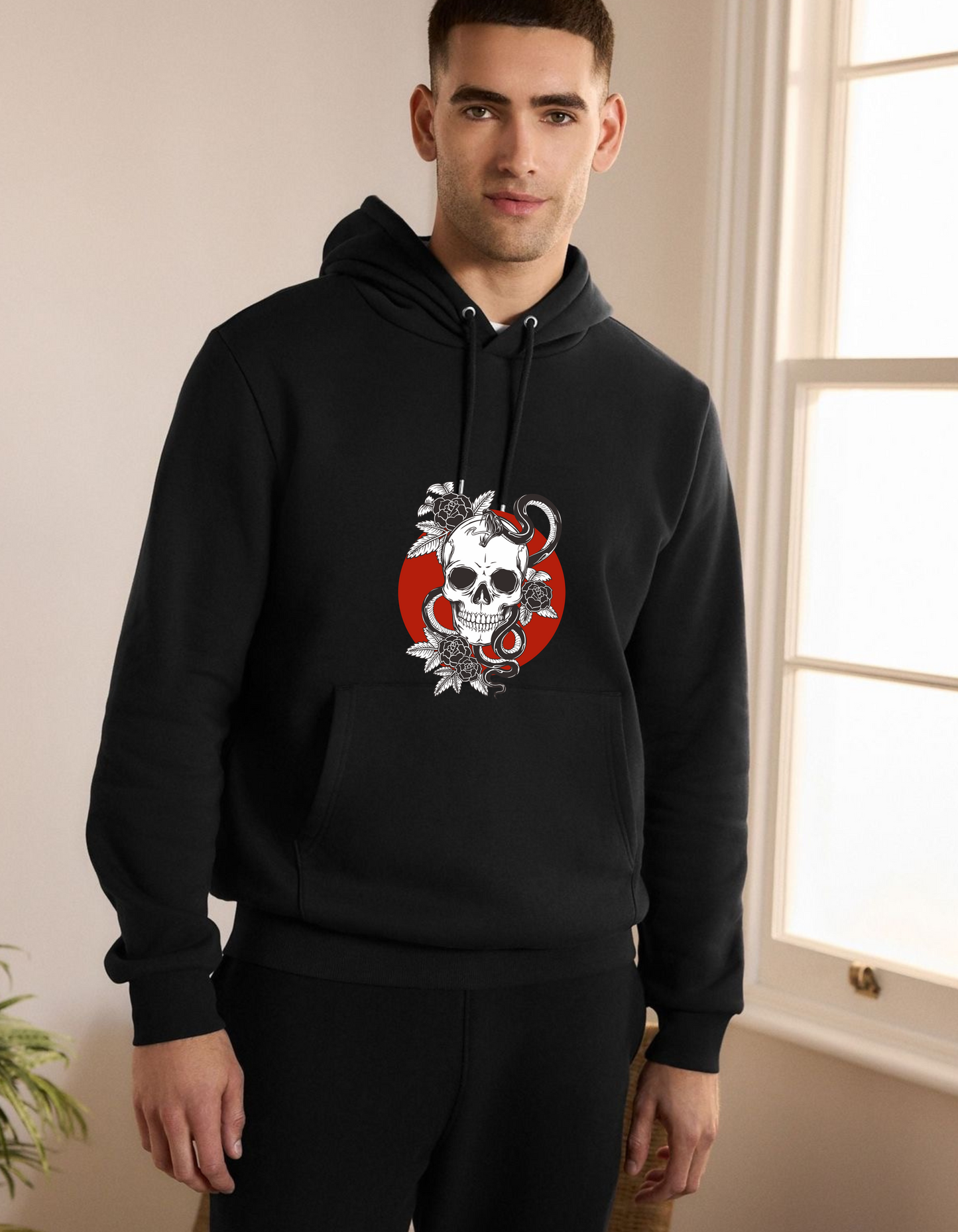 Viper's Embrace-Unisex Oversized Hooded Sweatshirt