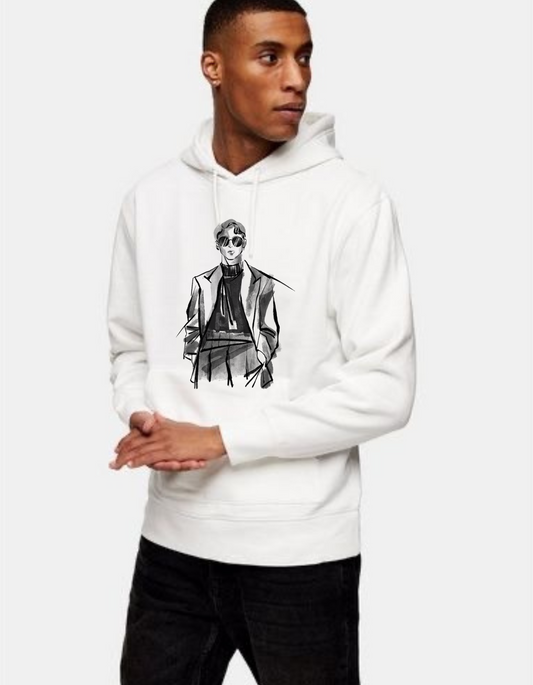 Cool confidence-Unisex Oversized Hooded Sweatshirt