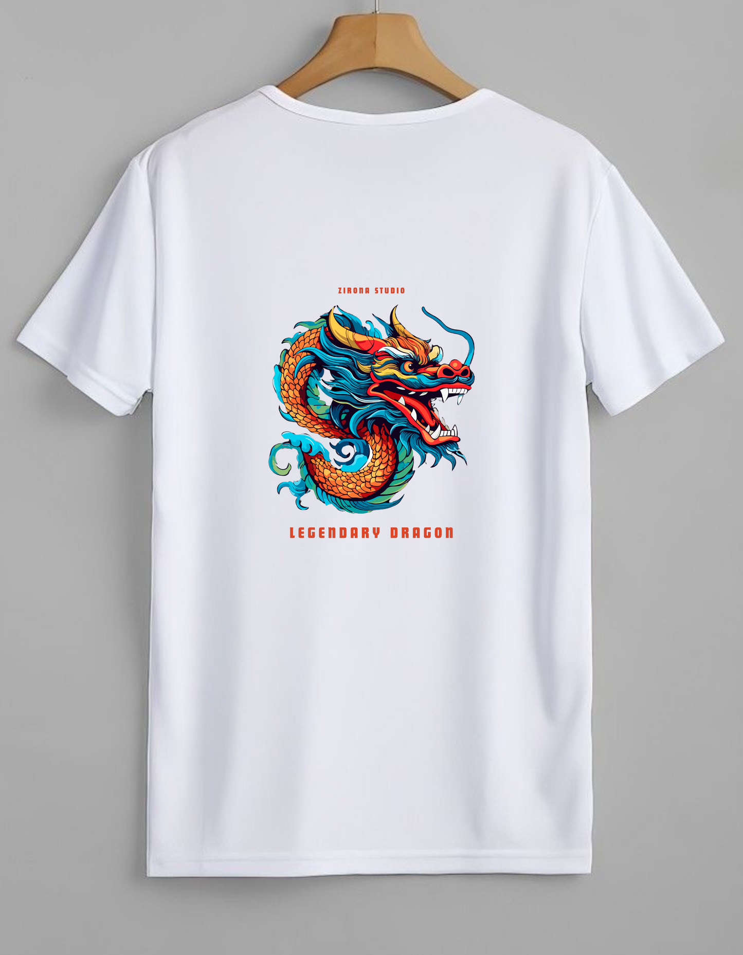 The Celestial Dragon Design-Regular fit Tshirt